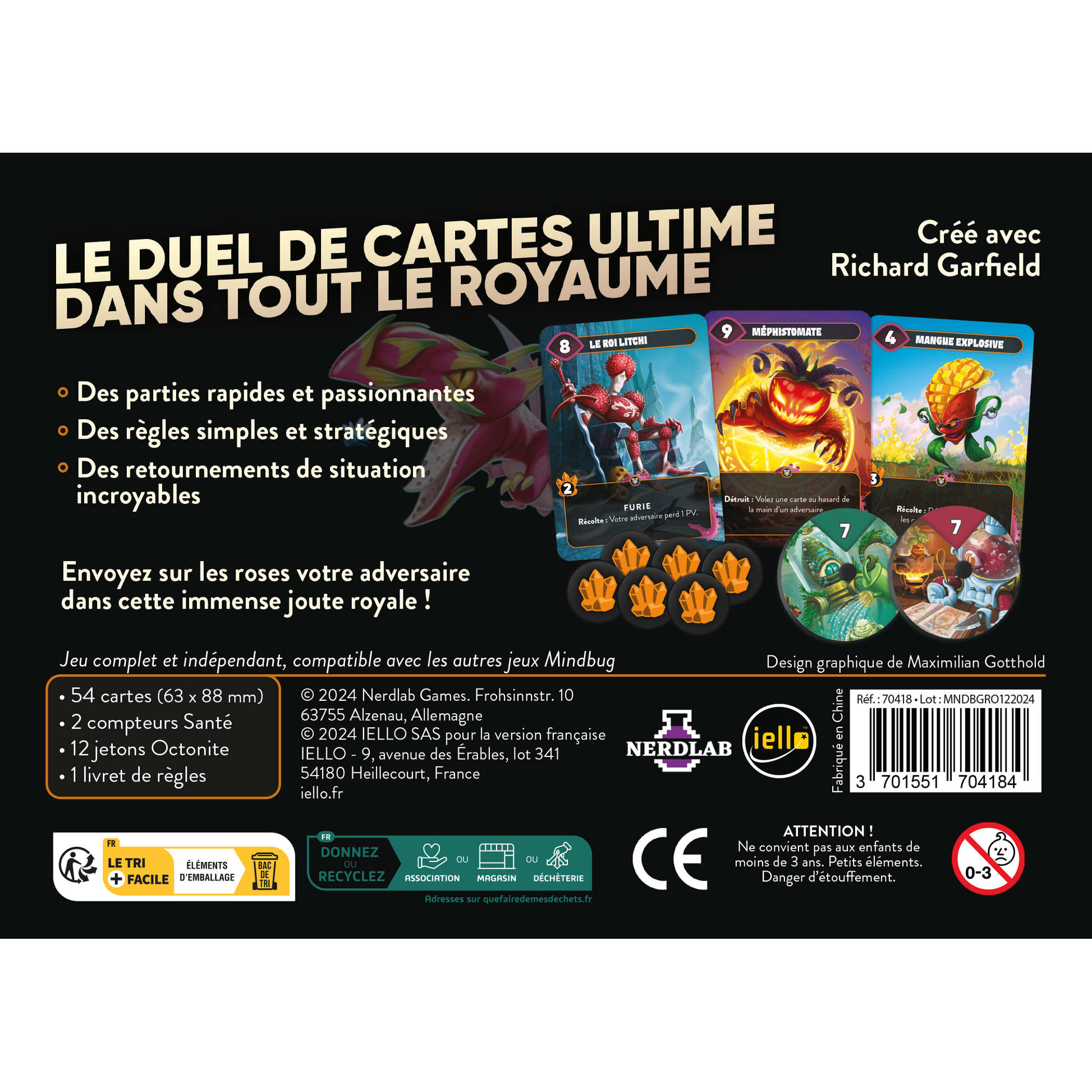 jeu de carte tactique deux joueurs