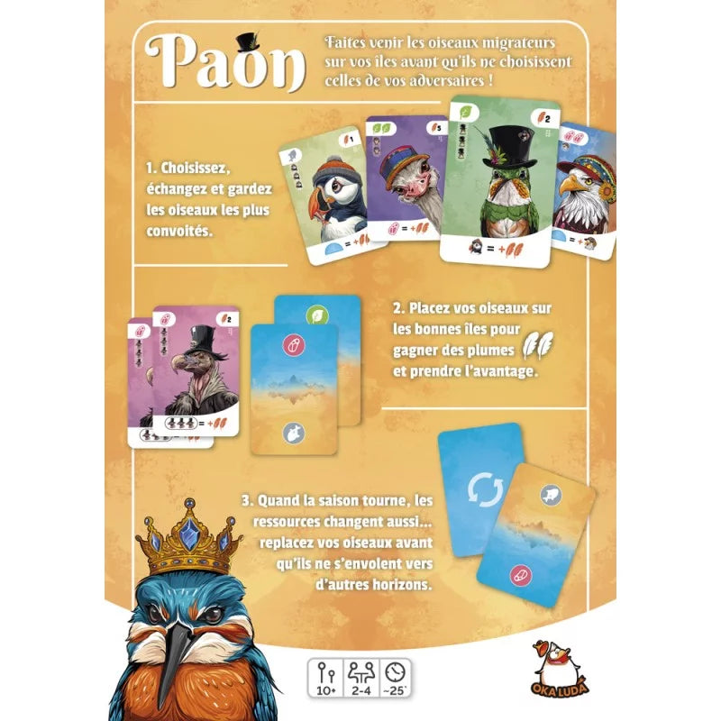 jeu de société paon