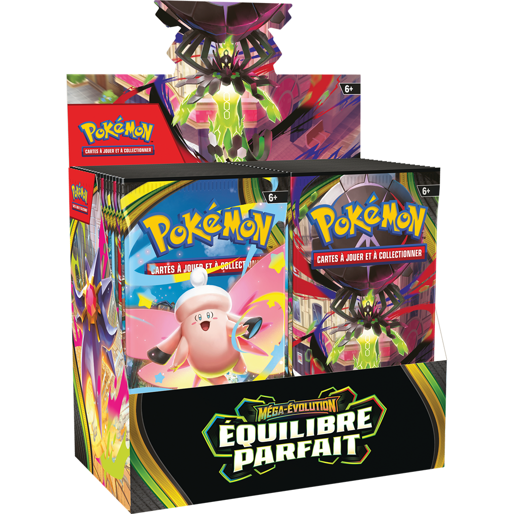 display 36 boosters pokémon me03 equilibre parfait