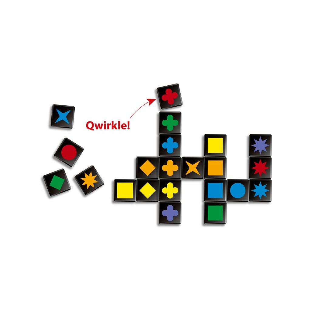 qwirkle pièces edition voyage
