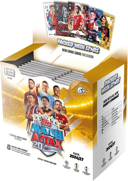 boite 36 boosters topps match attax football